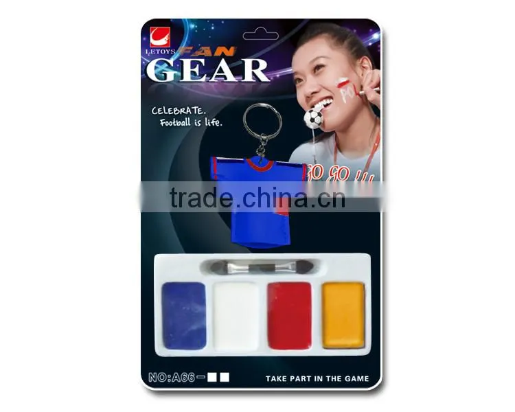 Custom high quality plastic keychain Cheap face paint Wholesale face paint
