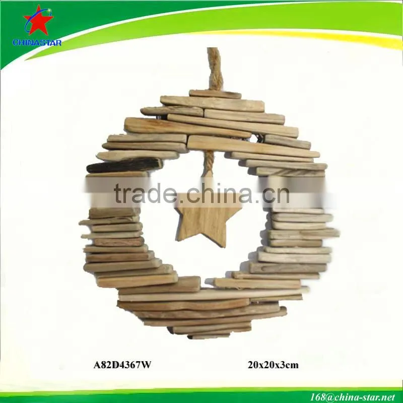 decorative hanging solid wood heart
