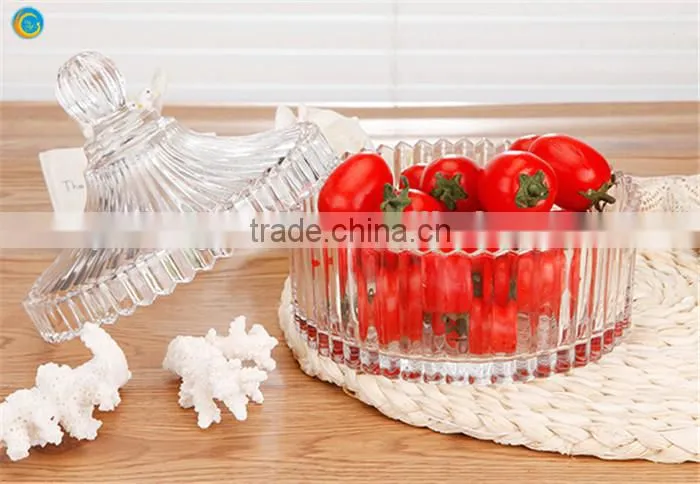 candle holder decor glass candy jar