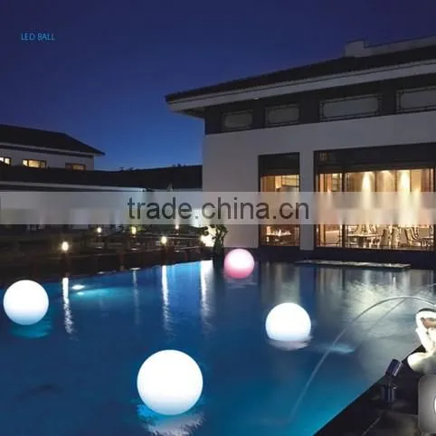 Hot sale! Modern fashion lighting waterproof RGB LED ball with 16 colors change by remote controller