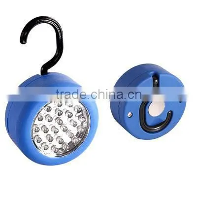 New Design Protable Round 24 LED Work Light With Hook