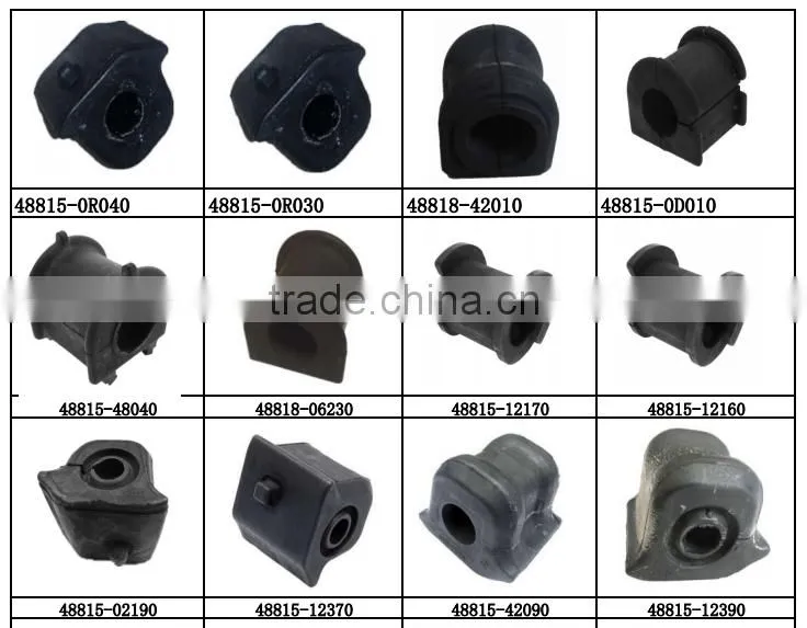 Toyota rubber parts