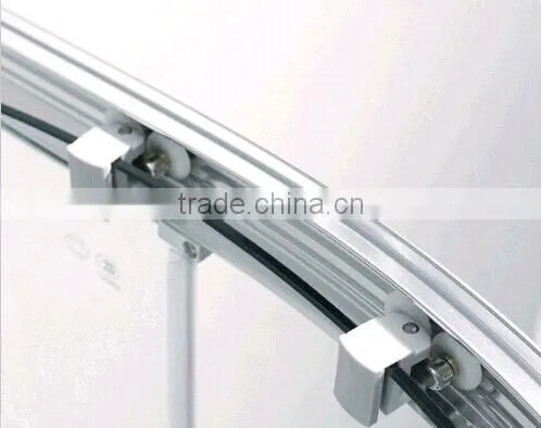 zinc alloy Double wheel rollers and handles rain shower for sliding door