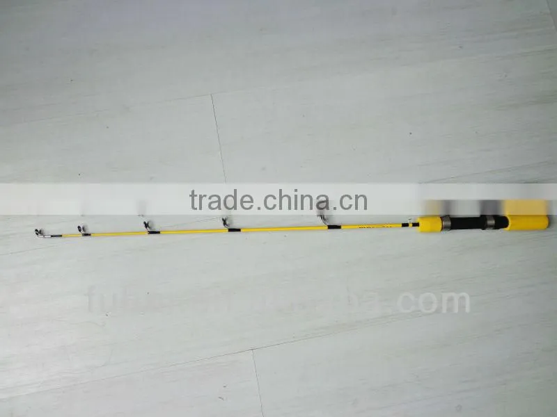 colorful fiber glass ice fishing rods/low price ice fishing rods