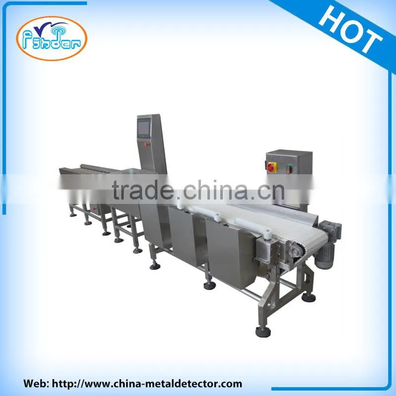Stainless steel auto conveyor dynamic automatic weight sorting machine