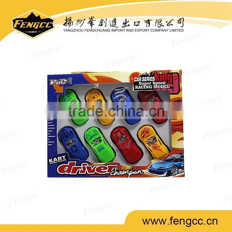 Pull back 1:32 children diecast miniature metal toy cars with light