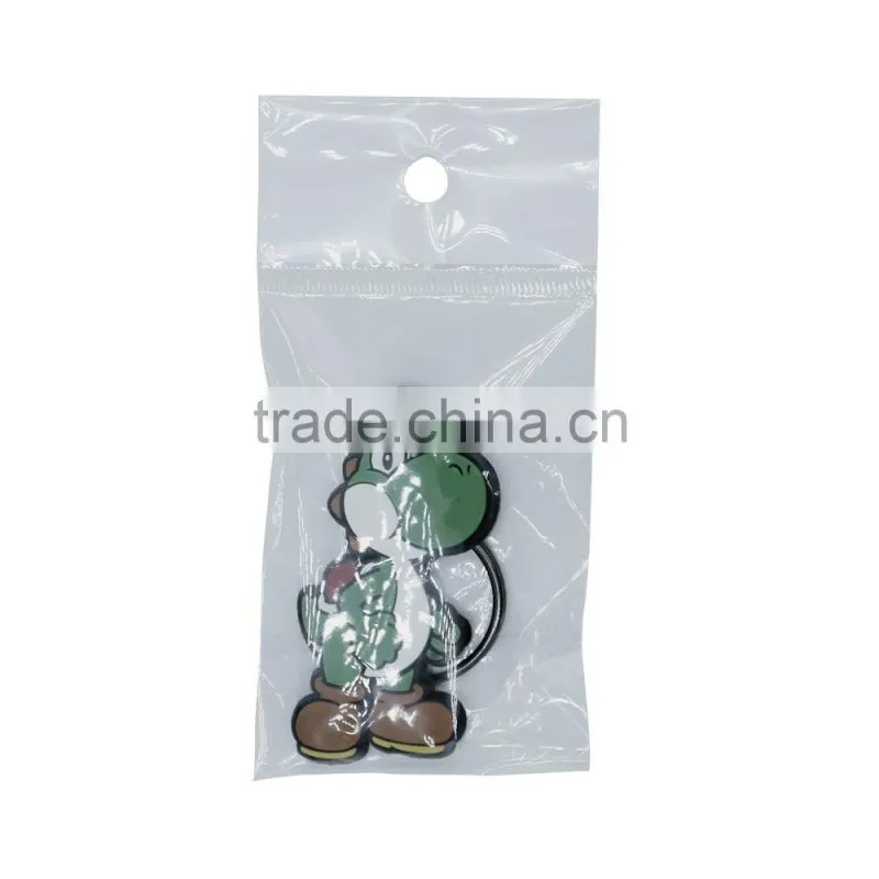 Custom promotion keyring 3D pvc keychain, soft PVC custom keychain