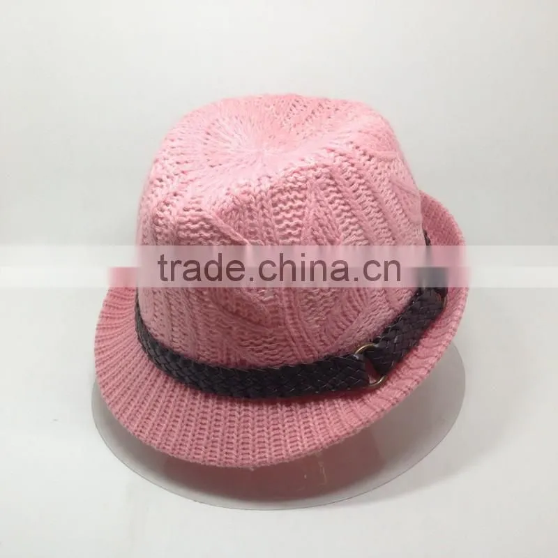 Hair Accessories Knitted Ladies Hat And Knit Hat