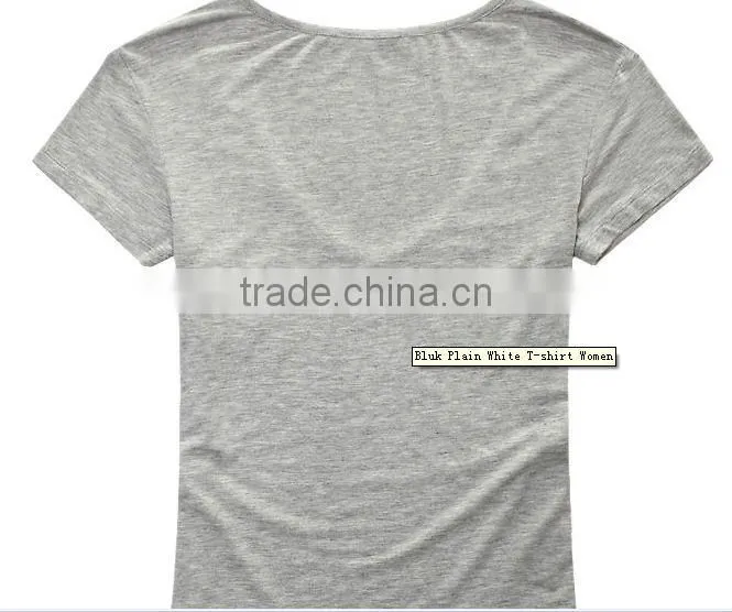 Bluk Plain White T-shirt Women