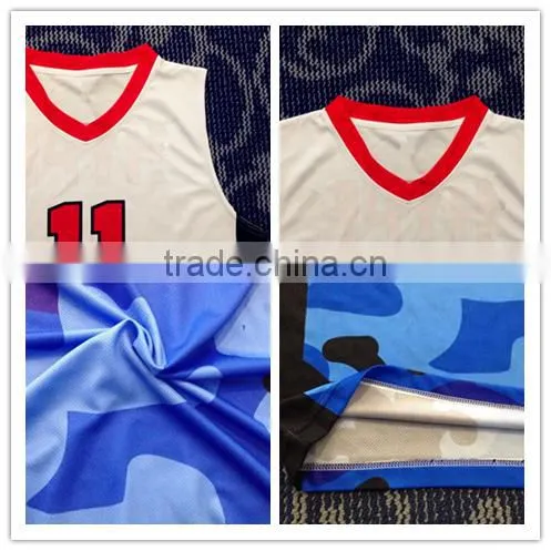 Hongen apparel sublimation print basketball apparel with your logo, name and number