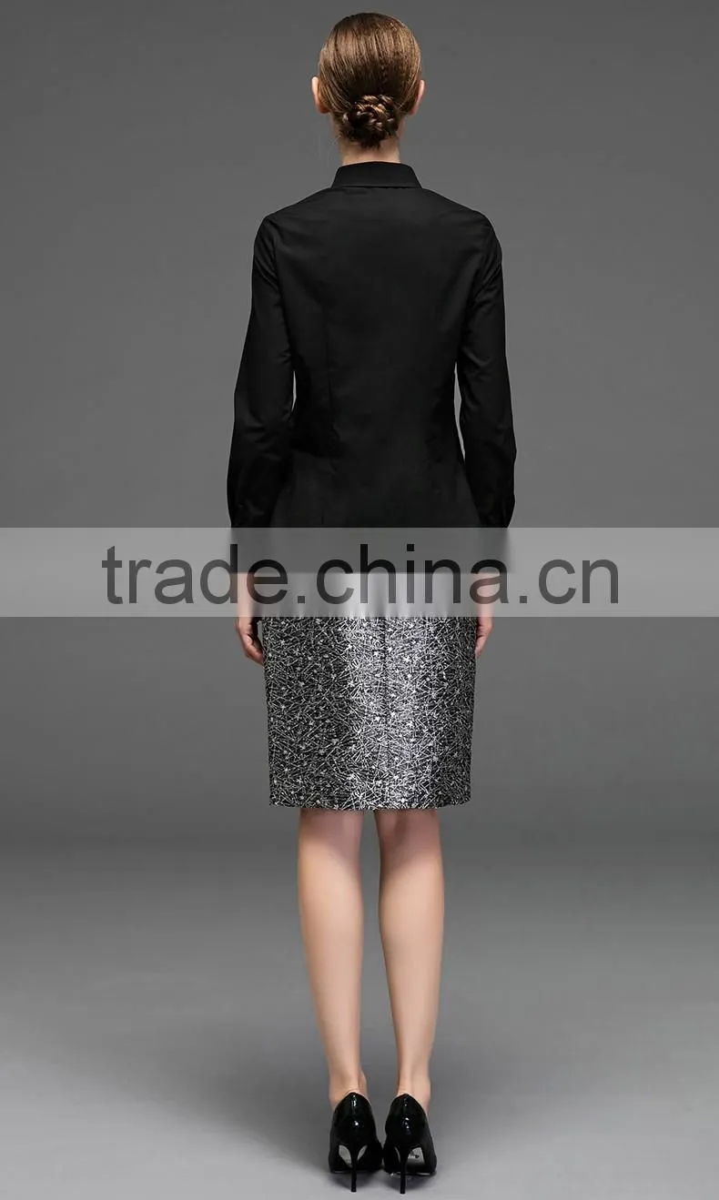 Intellectual Modern Ladies Long Sleeve non-iron White Formal Shirt