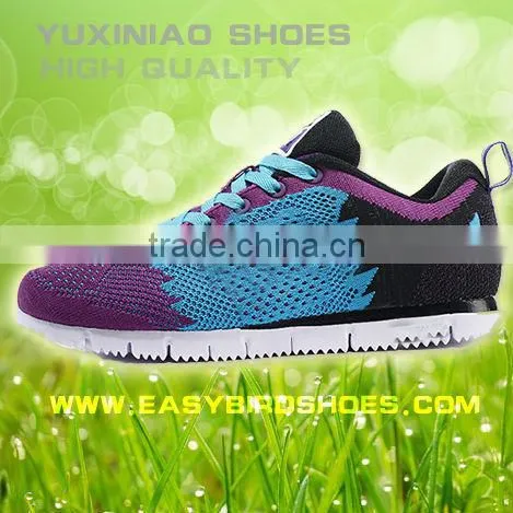 high quality men sport running shoes sneakers brand, male fly fabric sport shoe running made in jinjiang
