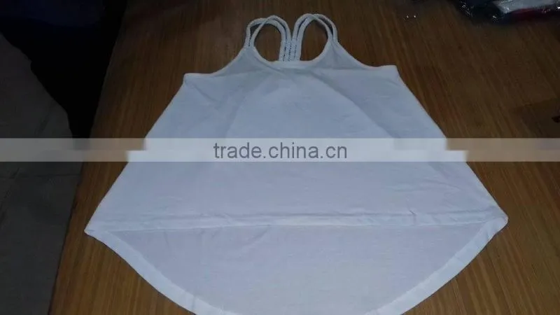 2016 sleeveless fashion ladies tops,wholesale women Halter top