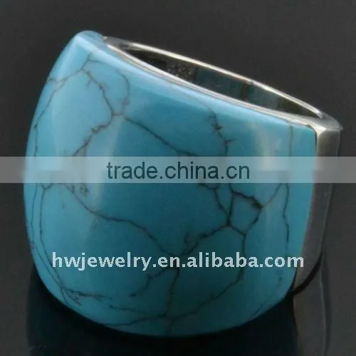 Wide Band Silver Rings