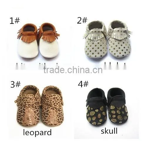 American flag design for Independence Day baby moccasins shoes