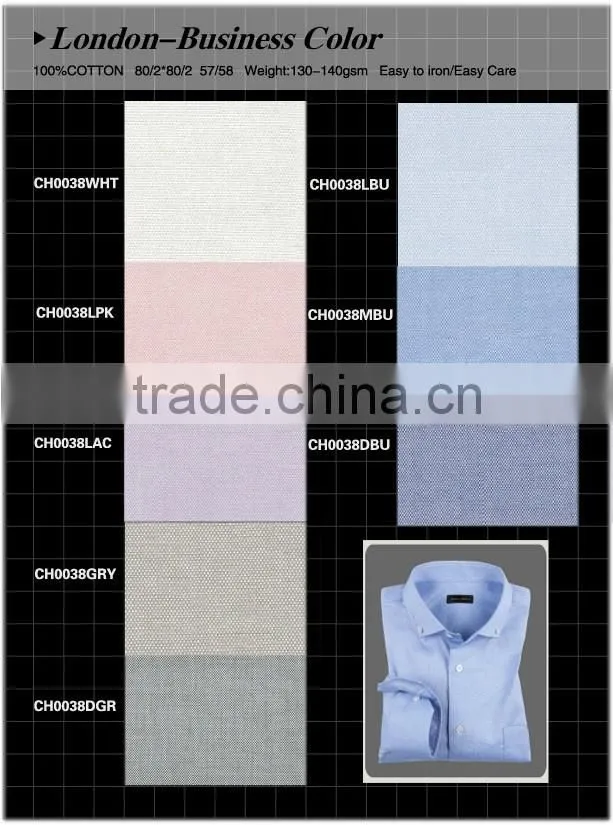 high quality 100% cotton pin-point oxford new model shirts oxford shirts