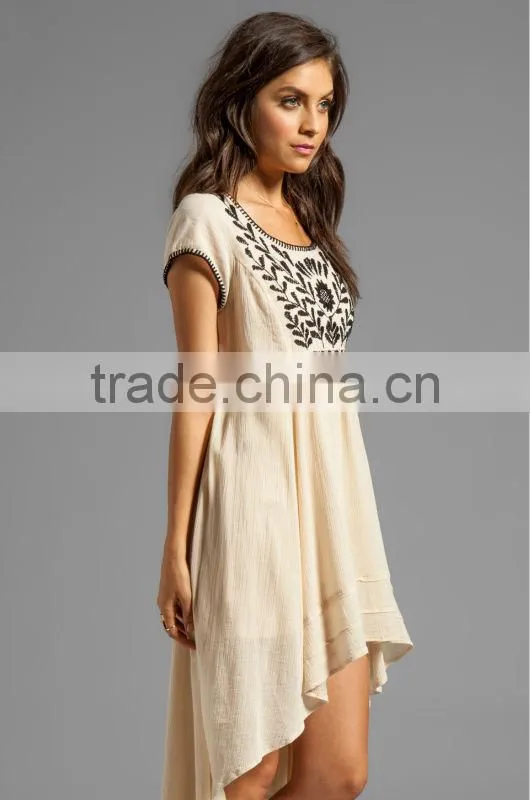 2014 New fashion ladies middle east tunic dress