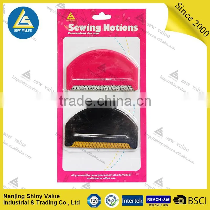 2pcs Pack Plastic Handle Fuzz Removing Usage Metal Brush Type Cashmere Eomb For Wool Cloth