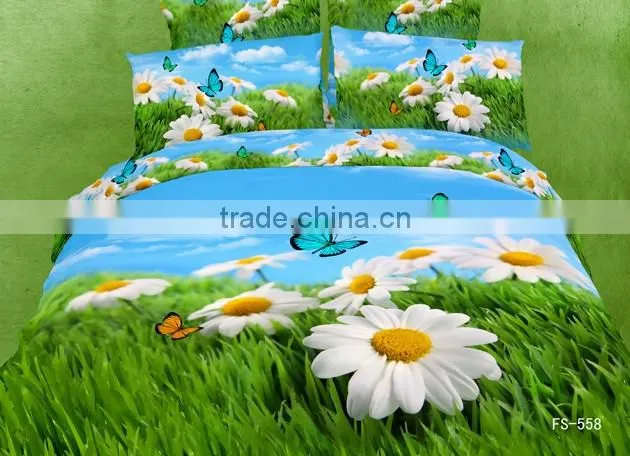 3d ribbon embroidery bedsheet