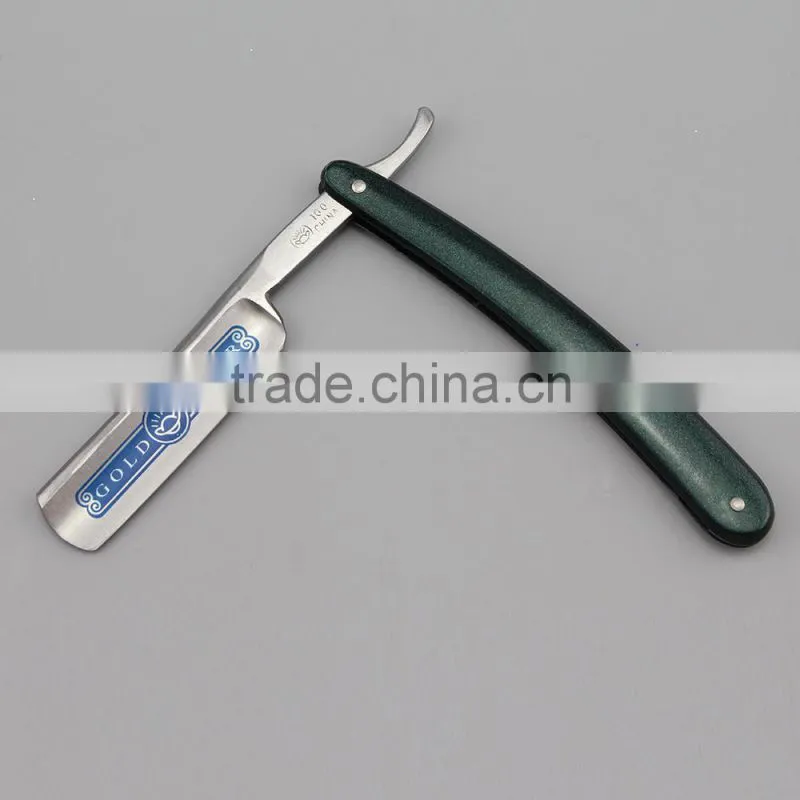 "GOLDOLLAR 100" stainless steel barber straight razor straight razor