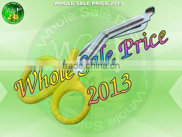EMT Utility Scissors Shears 7.5" yellow Colored