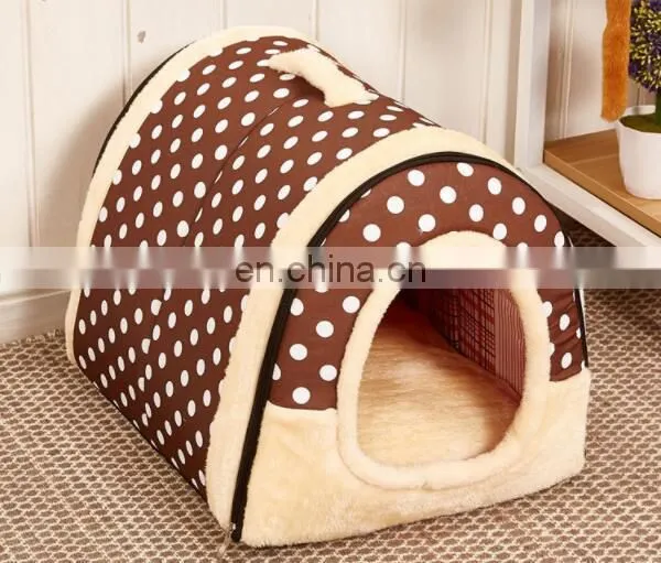 Portable Foldable Pet Dog Puppy Cat House Bed Cave Carpet Covers