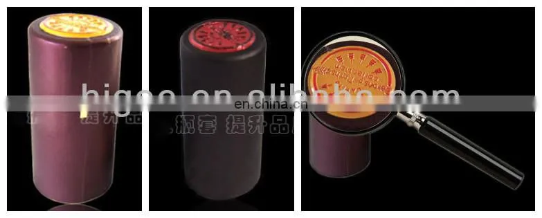 PVC heat shrinkable film Wine capsule,PVC Shrink Cap