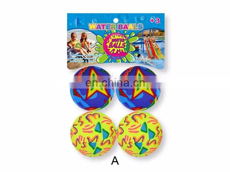 Outdoor fun & sports summer colorful beach water pool funny kid soft ball game toy