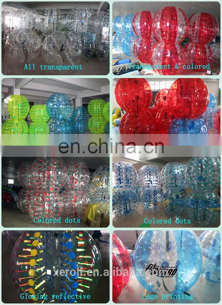 Kids bumper ball PVC glowing bumper ball
