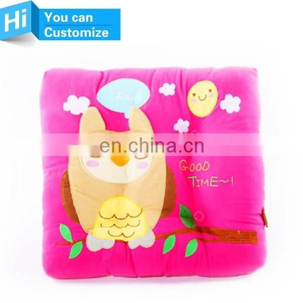 Cartoon Sheep Flannel Thickening Seat Cushions Custom Plush Pillow