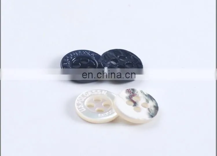 Quality Engraved Logo Shirt Trocas Button BN80062