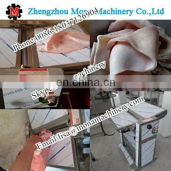 New Design Automatic Pork Peeling Machine Electric pig skin peeling machine / pork peeler for sale