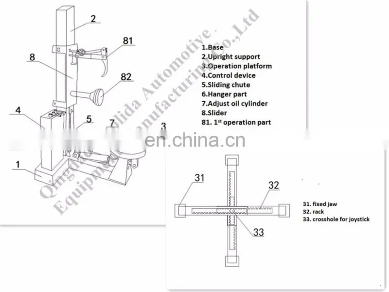Engineering Vehicle Tyre Changers for sale- Qingdao Haolida