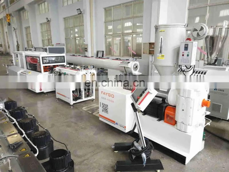 PVC transparent electric conduit pipe making machine production line