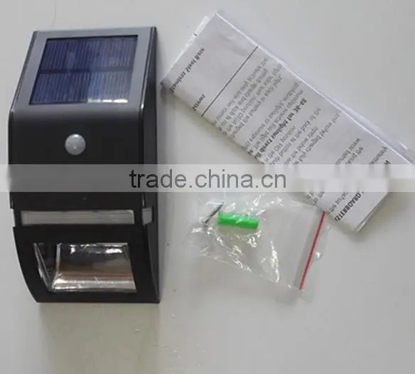 Steelness steel Super bright Solar Power Motion Sensor LED Light for outdoor