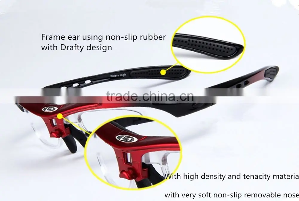Polarized Sports Sunglasses with 5 Set Interchangeable Lenses for Biking Fishing Running Driving Golf Baseball