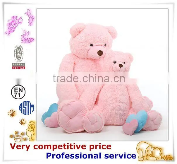 Custom production animal plush toy big cute teddy bear