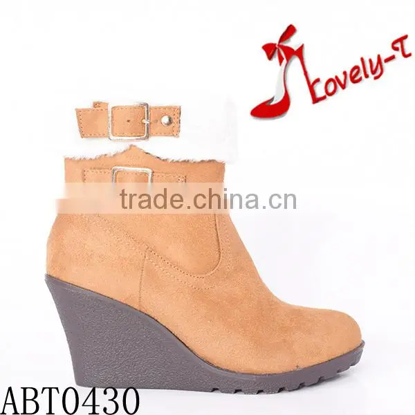 Factory selling woman climbing boots woman boots 2015 with back tassel zipper