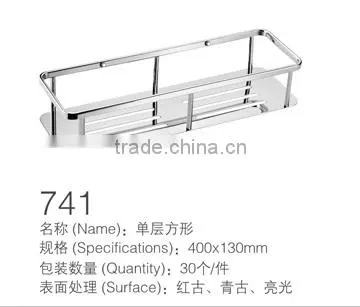 WESDA chaoan made in china china manufacture adhesive bathroom shelf(725)