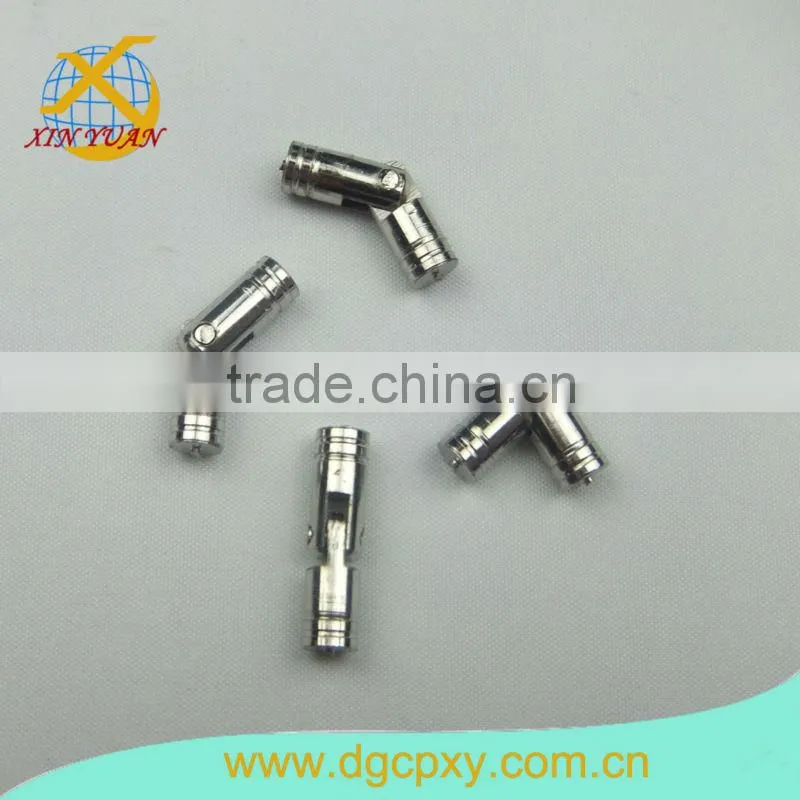 Silver box hinge.Watch box Silver pivot round hinge.Silver double pin hinge