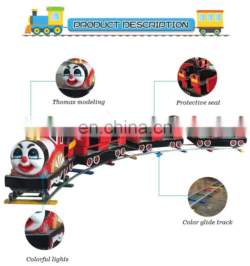 Kiddie rides amusement park backyard track train for sale