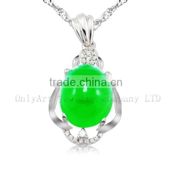wholesale antique gemstone silver pendant in delecate design