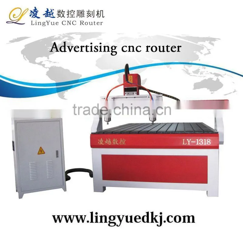 lingyue fast speed xyz ball screw cnc router machine for aluminum