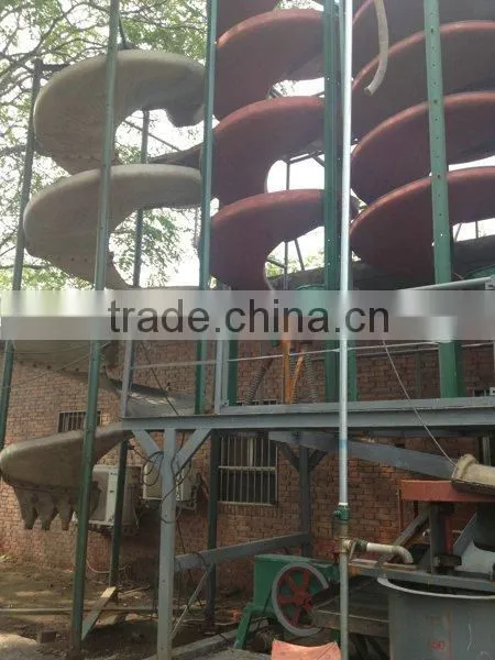 Gold spiral chute with high quality for sale