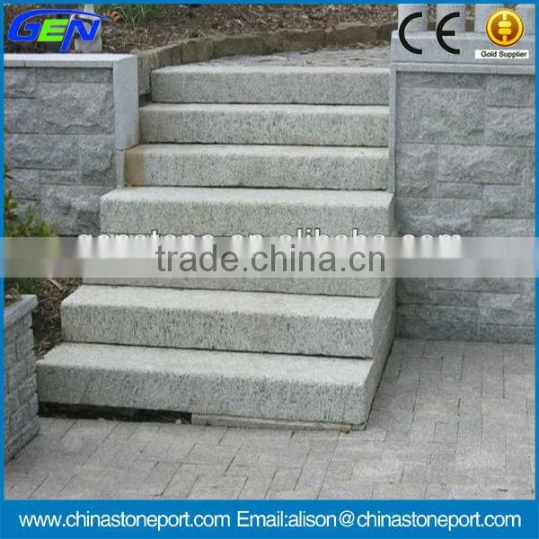 Grey Granite Stair Step Flamed Surface