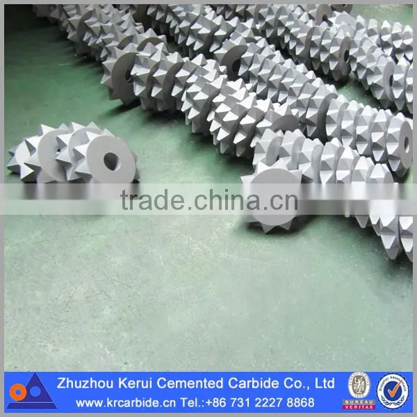 China supplier carbide hole saw tips for cutting rock