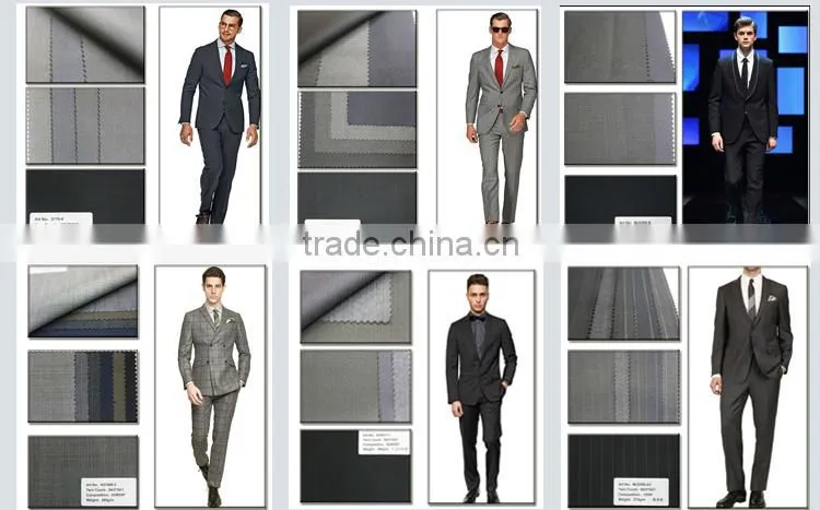 TR serge fabric for business suit twill tr brushed fabric yarn dyed