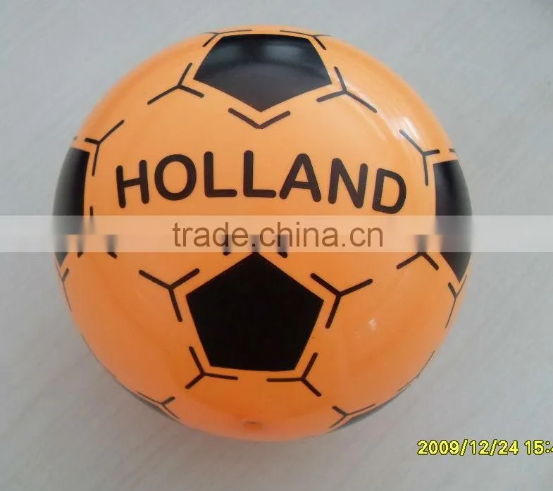 print soccer ball/inflatable football/single color printed balls