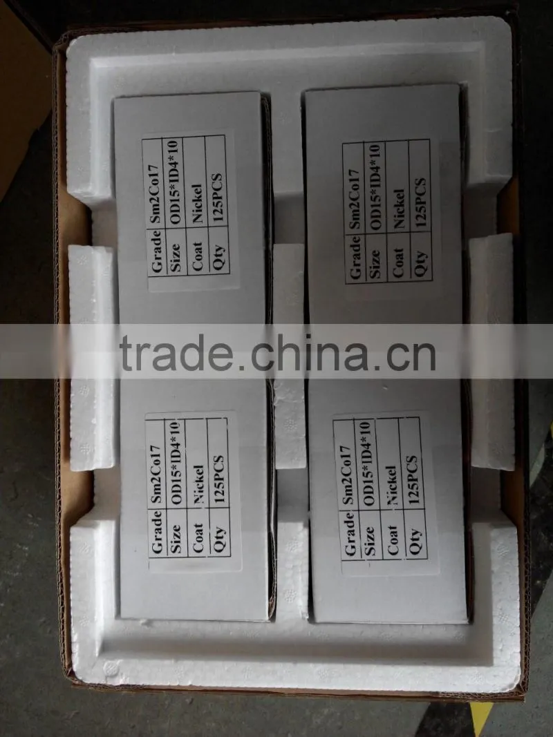 Strong Permanent SmCo Magnet Rod Disk Magnet D15x4x10