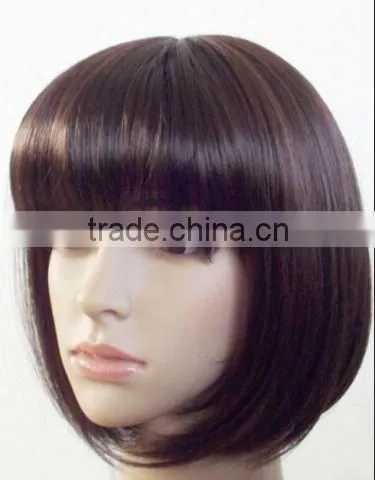 Short lovely synthetic hair wig,super quality,AAAA+ grade